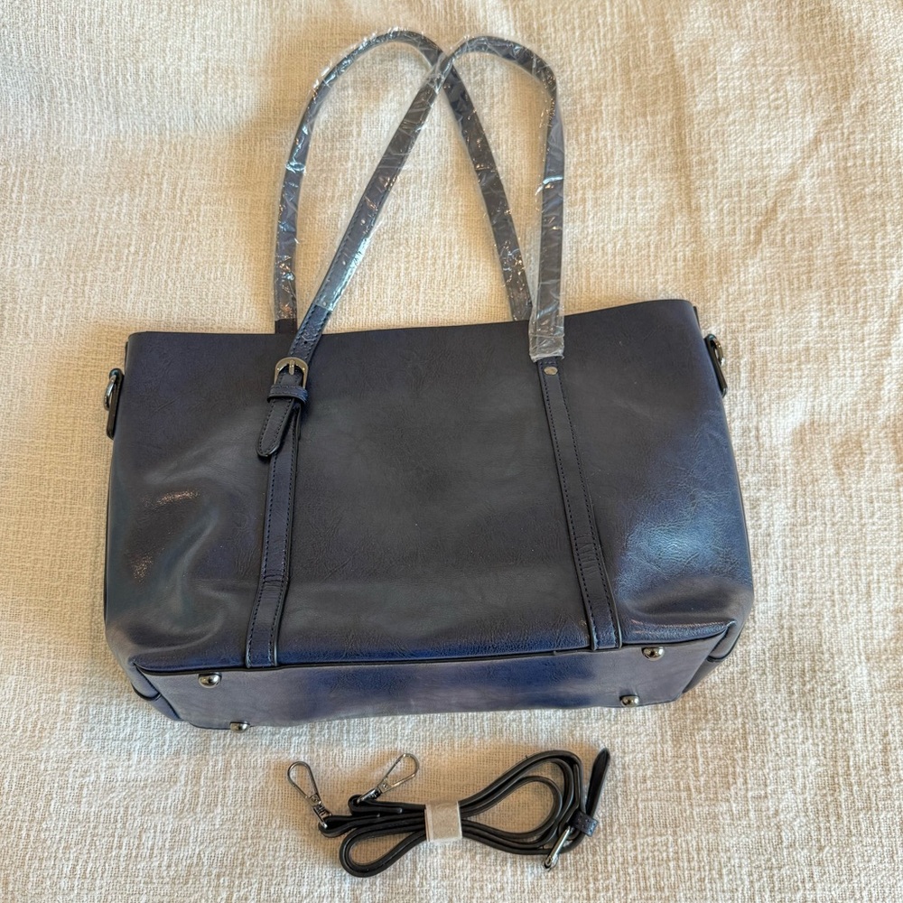 NWT Faux Leather Shoulder Bag